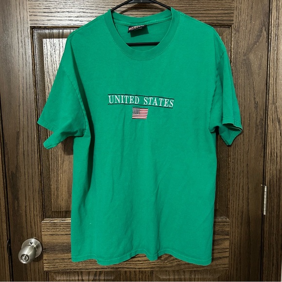 Varsity Green United States Tee - Picture 1 of 3